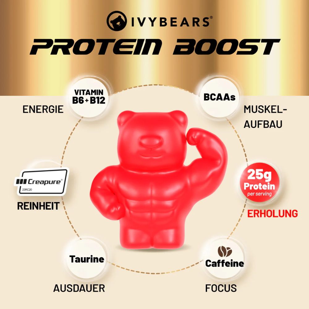 IvyBears | Protein Boost - Muskelaufbau & Erholungsunterstützung