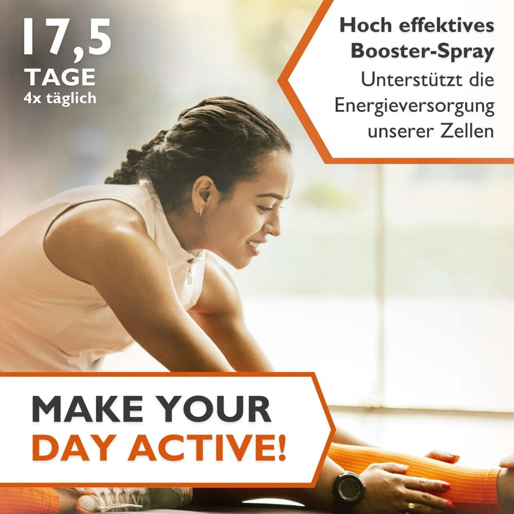 Code Vital | Q10 Active Spray mit Coenzym-Ubiquinol - ENERGIE für jede Zelle