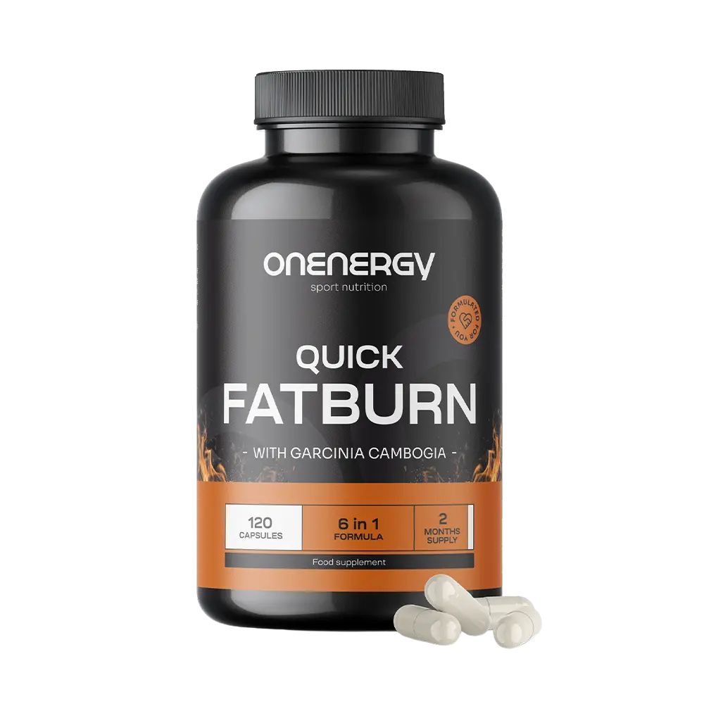 OnEnergy | Quick FatBurn für Fettstoffwechsel & Gewichtsregulierung - 120 Kapseln