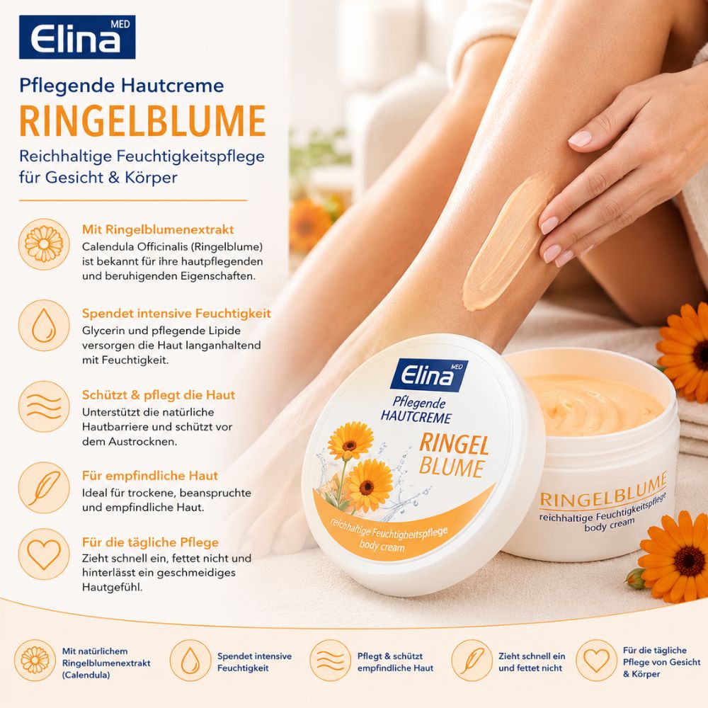 Elina Med | Ringelblume plegende Hautcreme  - 150ml