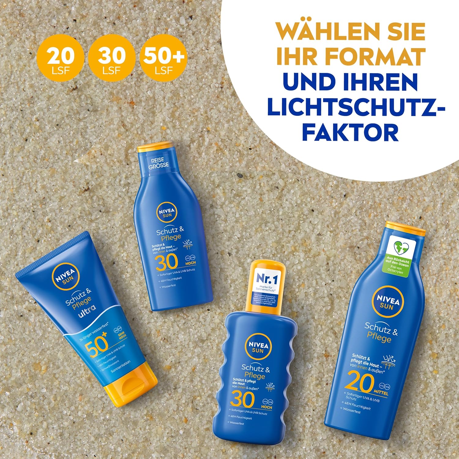 NIVEA SUN | Schutz & Pflege Ultra Sonnenlotion LSF 50+