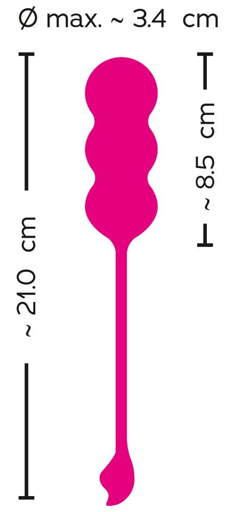 Sweet Smile | Liebeskugeln mit Shaking Funktion | Vaginal Trainer für Fortgeschrittene