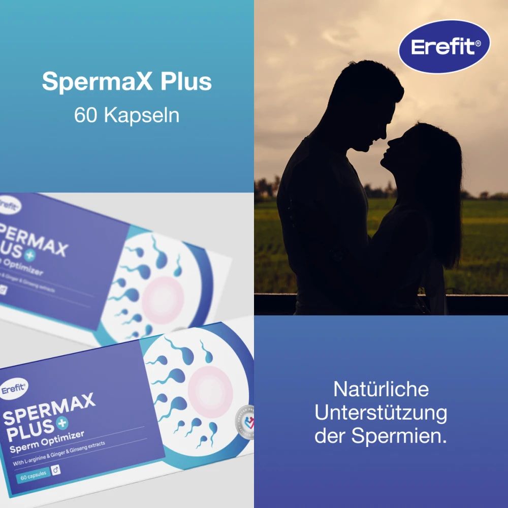 Erefit | SpermaX Plus für Spermienunterstützung - 60 Kapseln