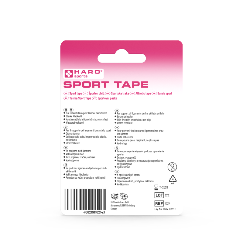 Haro | Sport Tape - Schwarz 5m x 2,5 cm