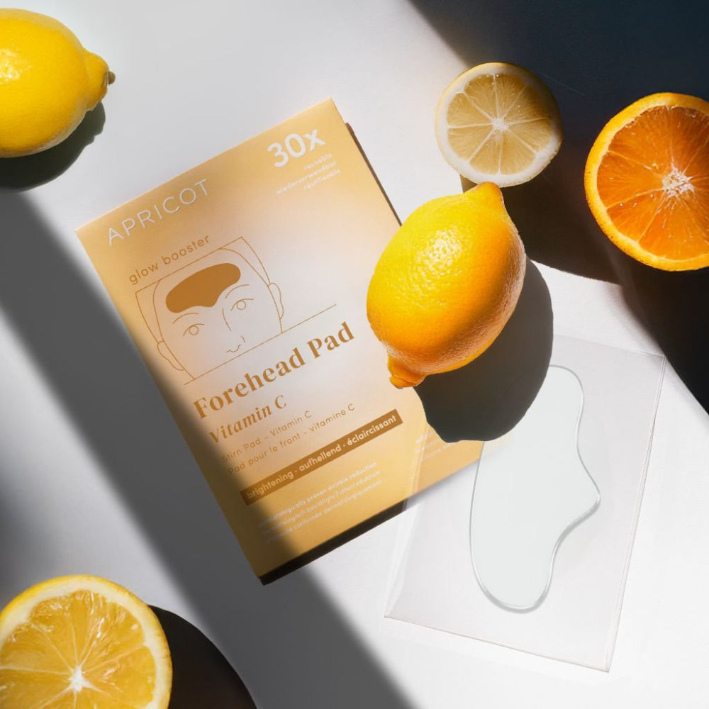 APRICOT I Stirn Pad mit Vitamin C - Wiederverwendbar -  30 Behandlungen