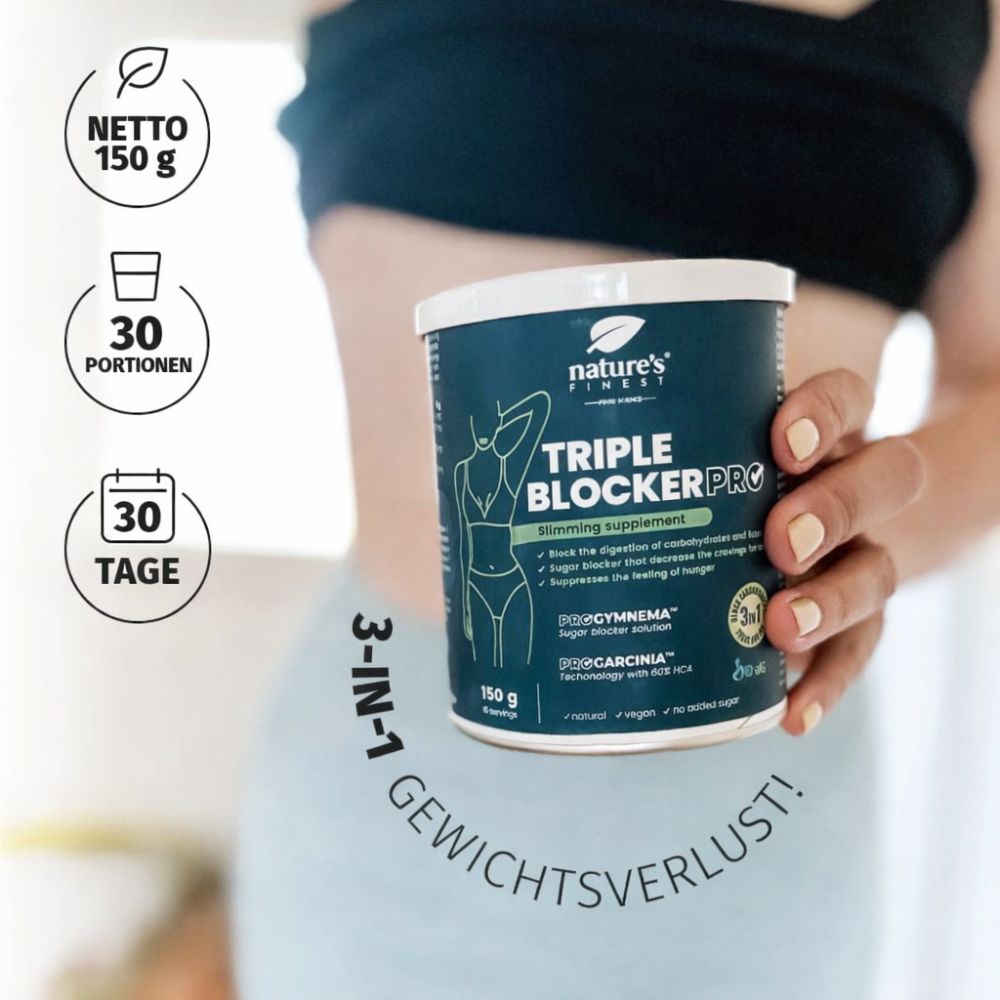Nature's Finest I Triple Blocker PRO - 3-in-1-Ergänzung zum Abnehmen