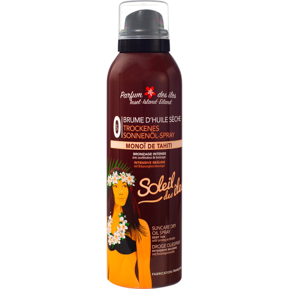 Soleil des îles | Premium Bräunungsspray - intensives Bräunungsöl  SPF0(200ml)