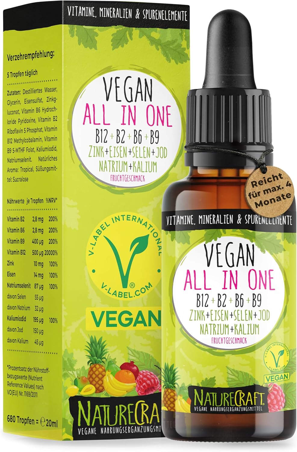 NatureCraft | Vegan All-in-One Tropfen - 20ml - NEUHEIT