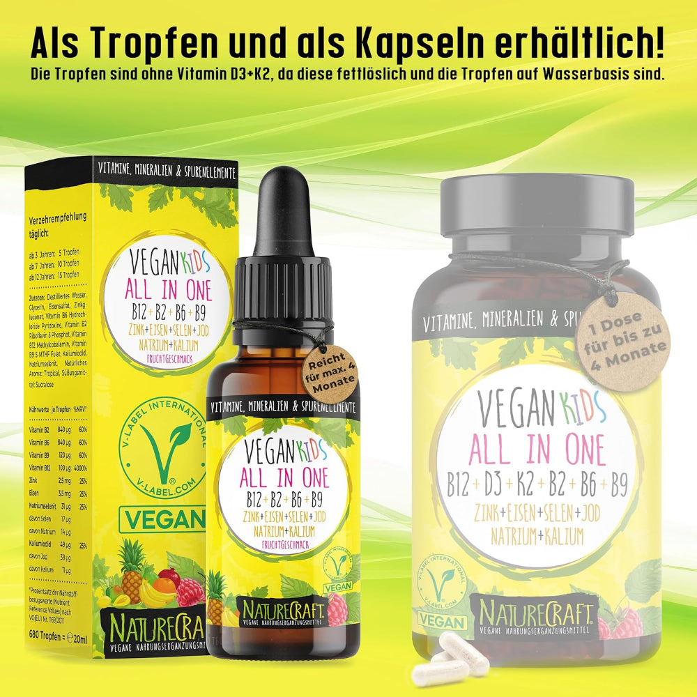 NatureCraft | Vegan Kids All-in-One Tropfen - 20ml - NEUHEIT