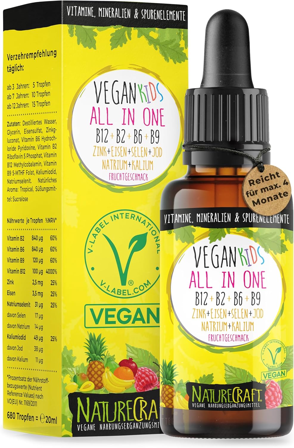 NatureCraft | Vegan Kids All-in-One Tropfen - 20ml - NEUHEIT