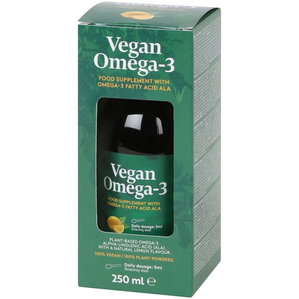 Jonelia | Vegan Omega-3 Öl mit natürlichem Zitronengeschmack – 250 ml