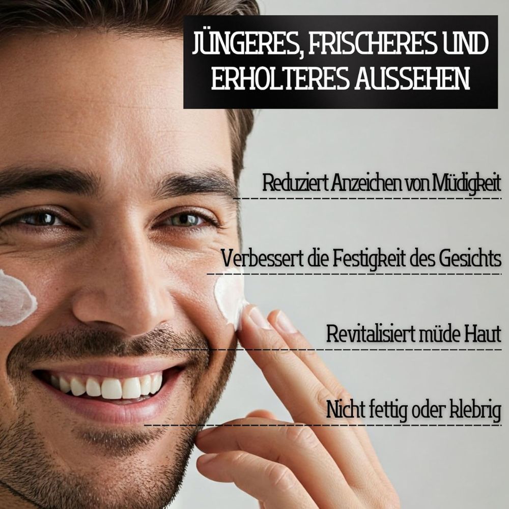 Mister33 | Verjüngende Gesichtscreme für Männerpflege - 75ml