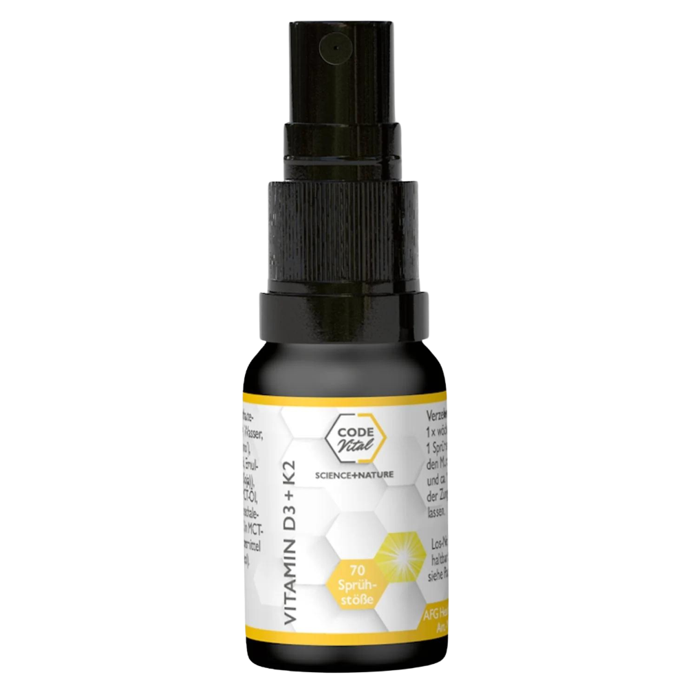 Code Vital | Vitamin D3+K2 Immun Spray - Für dein IMMUNSYSTEM