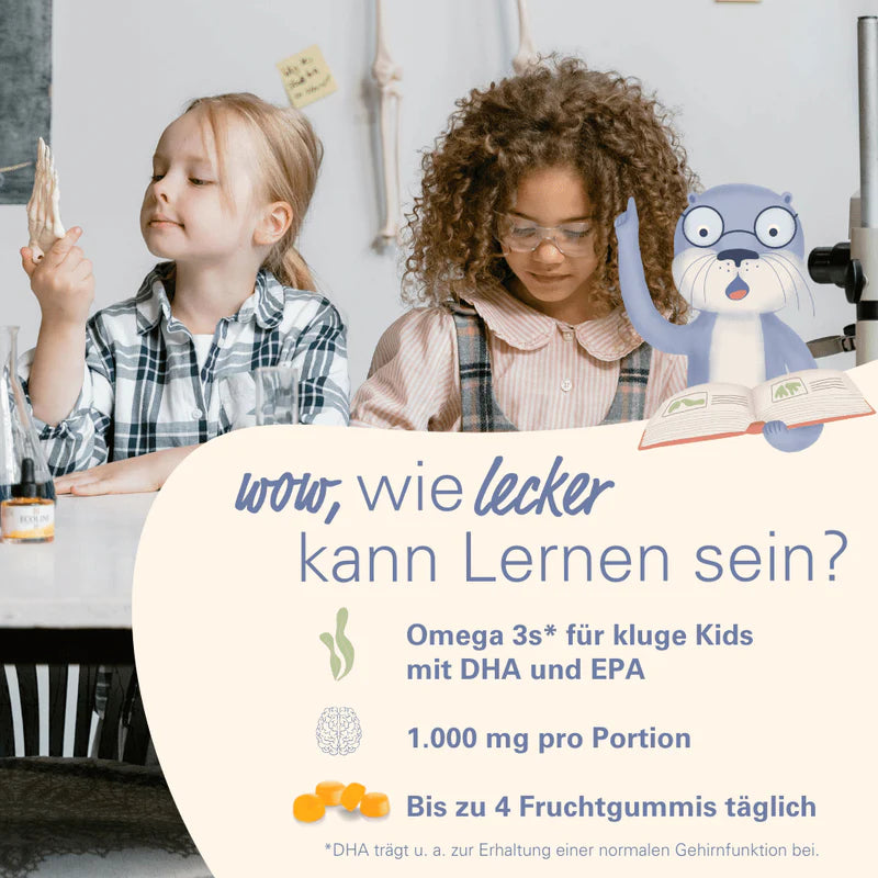 WOWTAMINS I Omega 3 Gummies für Kinder - Zuckerfrei
