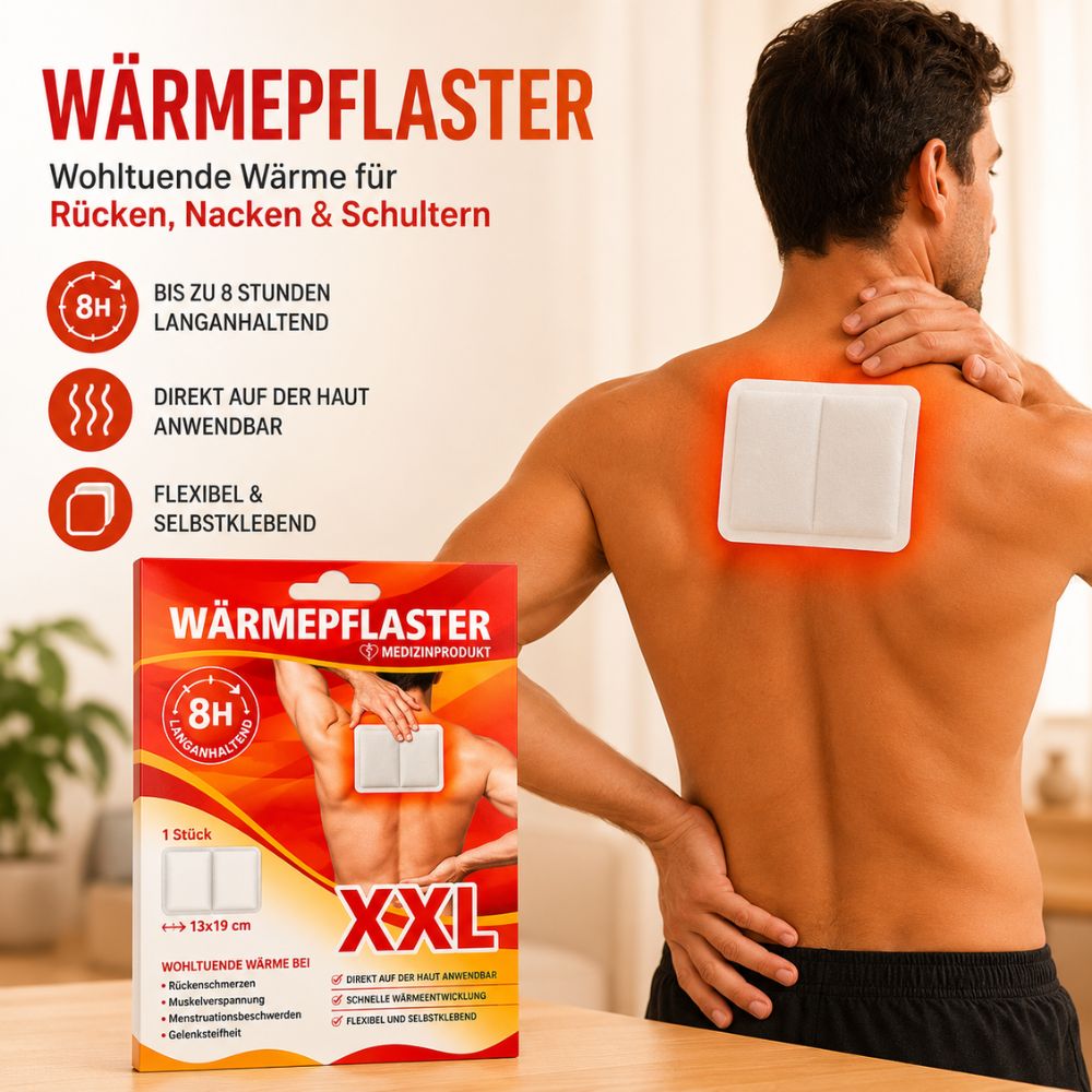 Figo | Wärme Pflaster 19x13cm XXL - 1 Stück