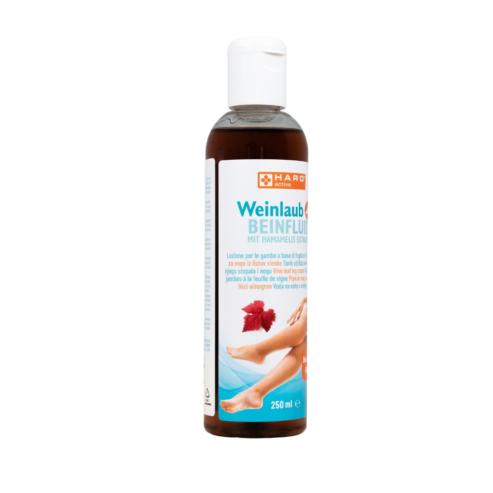Haro | Weinlaub Beinfluid - wohltuend bei müden und schweren Beinen - 250 ml