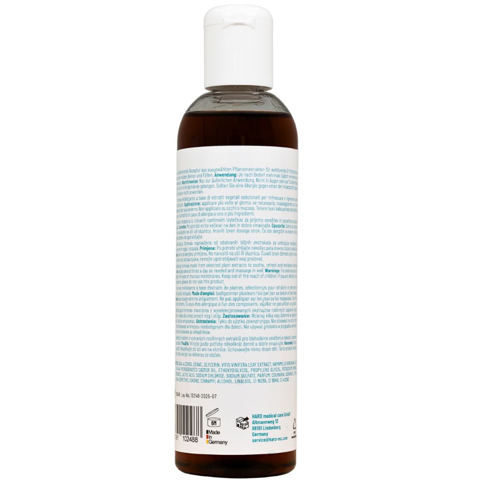 Haro | Weinlaub Beinfluid - wohltuend bei müden und schweren Beinen - 250 ml