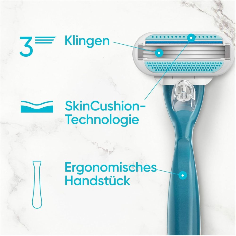 Gillette | Women Venus Smooth Rasierer + 2 Klingen