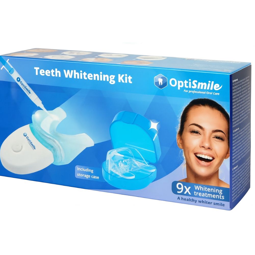 OptiSmile | Zahnaufhellungsset für Zuhause - 9 Behandlungen