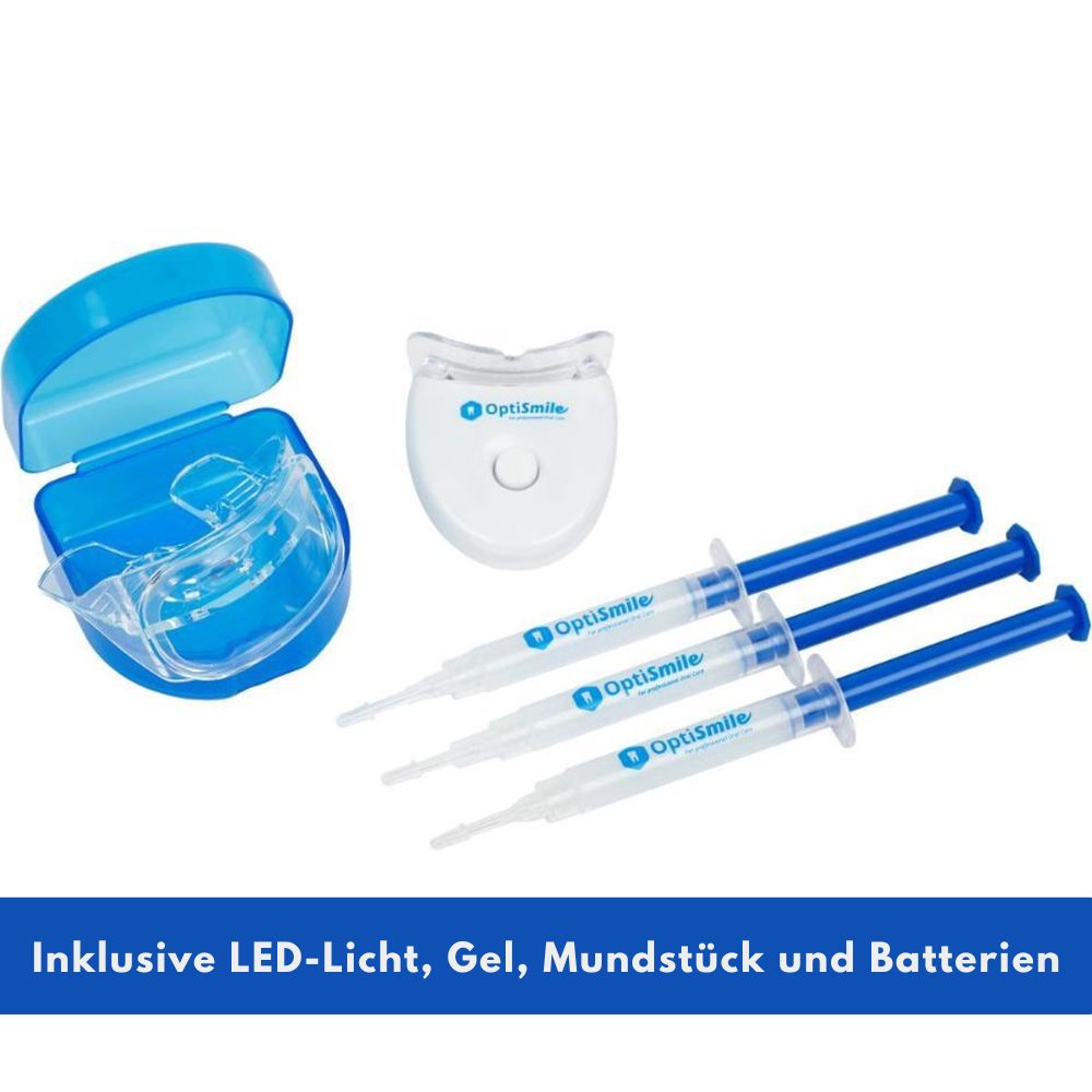 OptiSmile | Zahnaufhellungsset für Zuhause - 9 Behandlungen