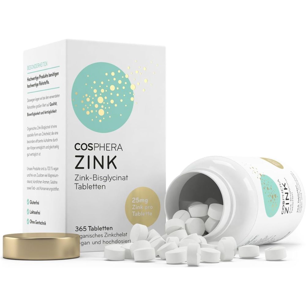 Cosphera | Zink Tabletten - 365 Stück