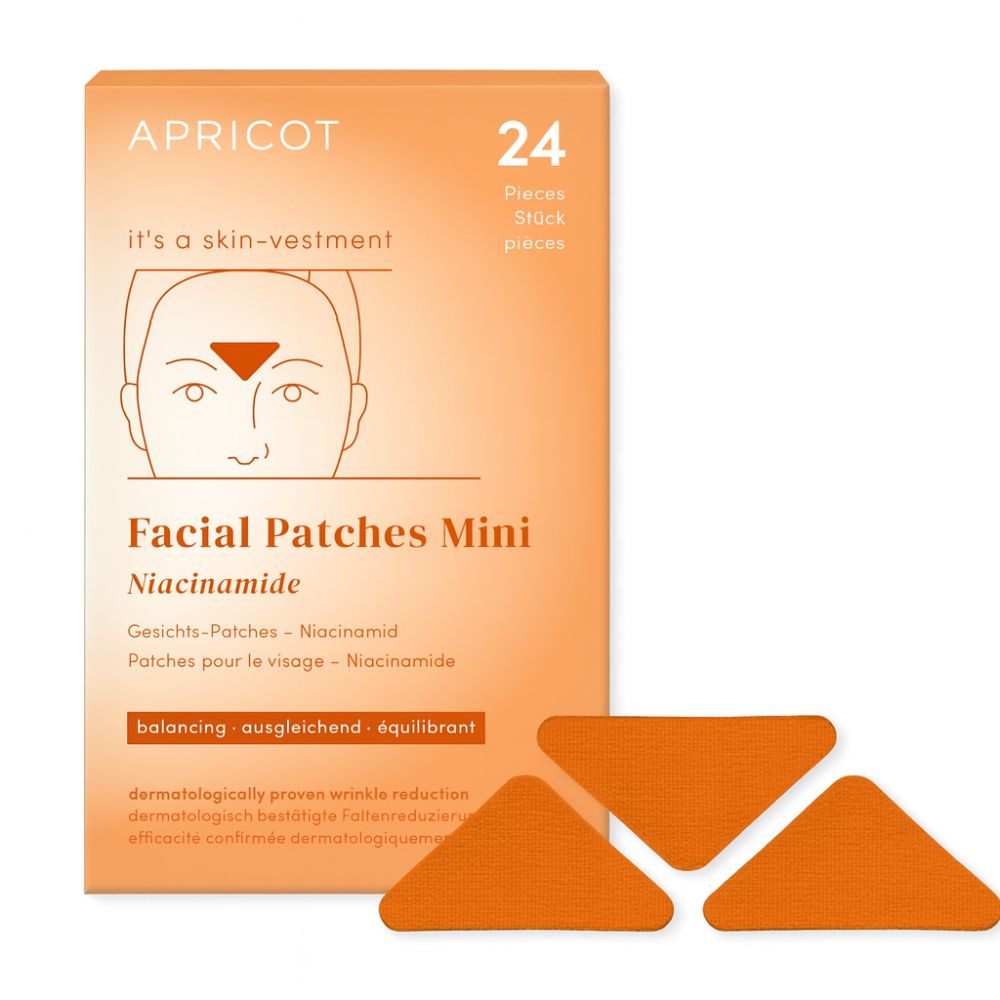 APRICOT | Zornesfalten Patches mit Niacinamid - 24 Stück Minipack
