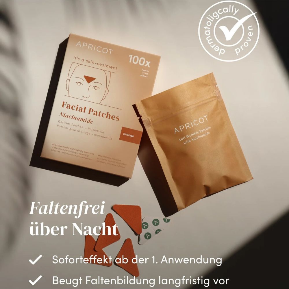 APRICOT | Zornesfalten Patches mit Niacinamid - 24 Stück Minipack