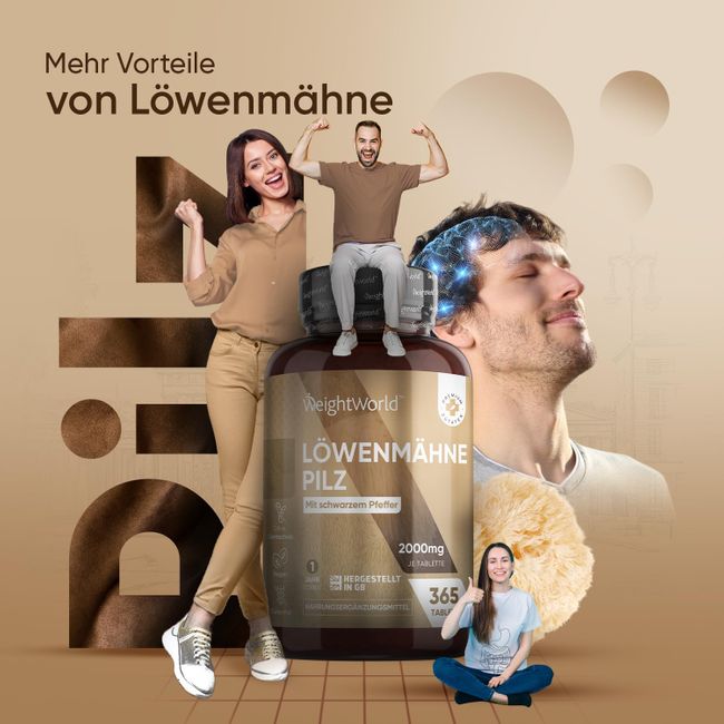 WeightWorld Löwenmähne Pilz