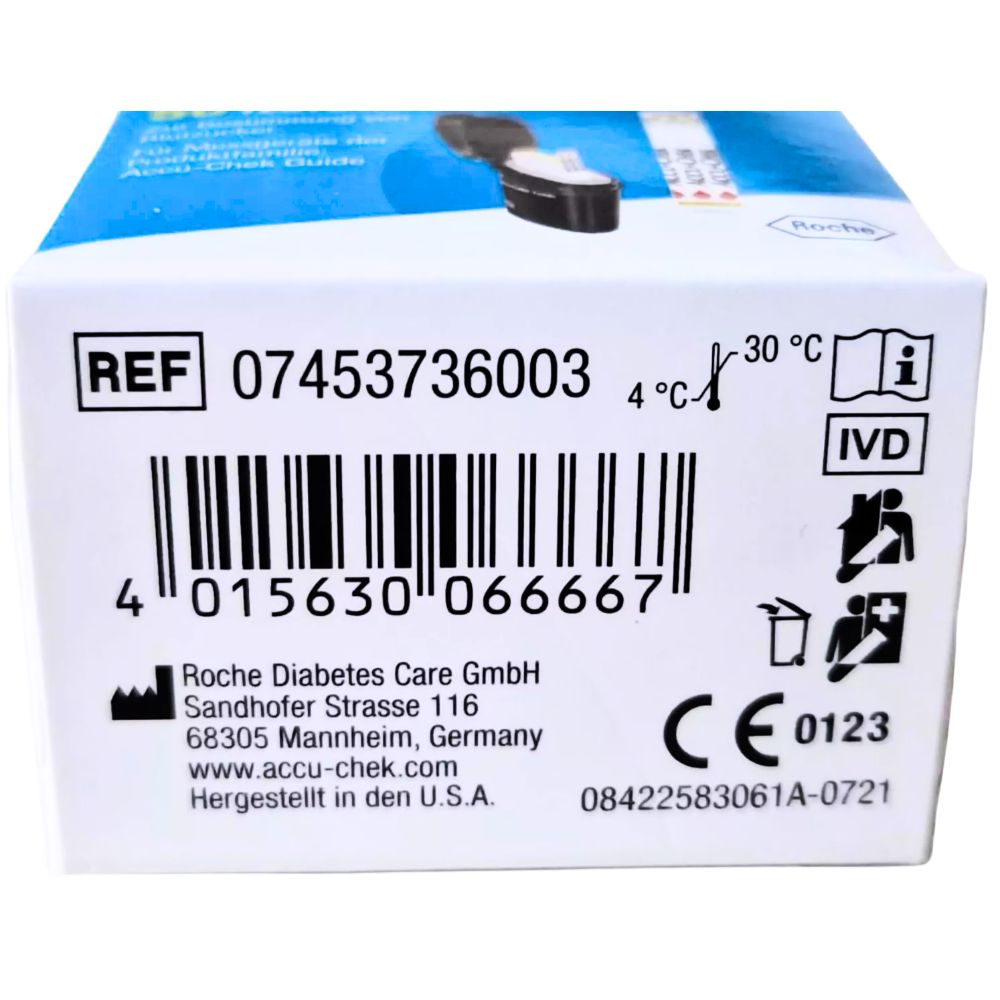 Roche | Accu-Chek Guide Blutzucker Teststreifen - 50 Stück