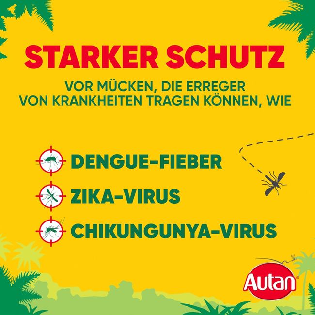 Autan Tropical Mückenschutz Dry Spray Travel Essentials