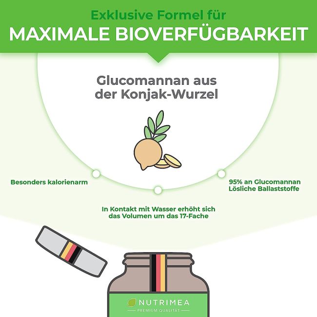 Nutrimea |  Konjak - Hochdosiert - 90 Kapseln