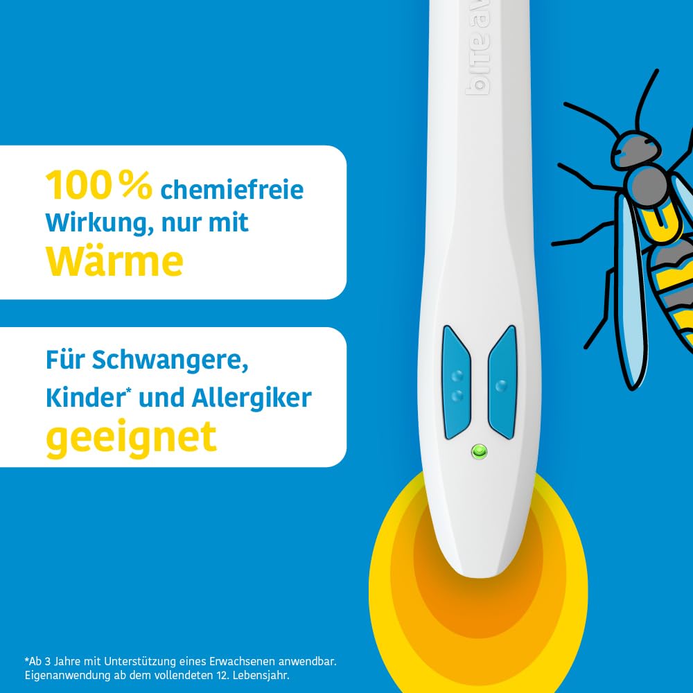 bite away® two | elektronischer Stichheiler - Der original Stichheiler gegen Juckreiz bei Insektenstichen