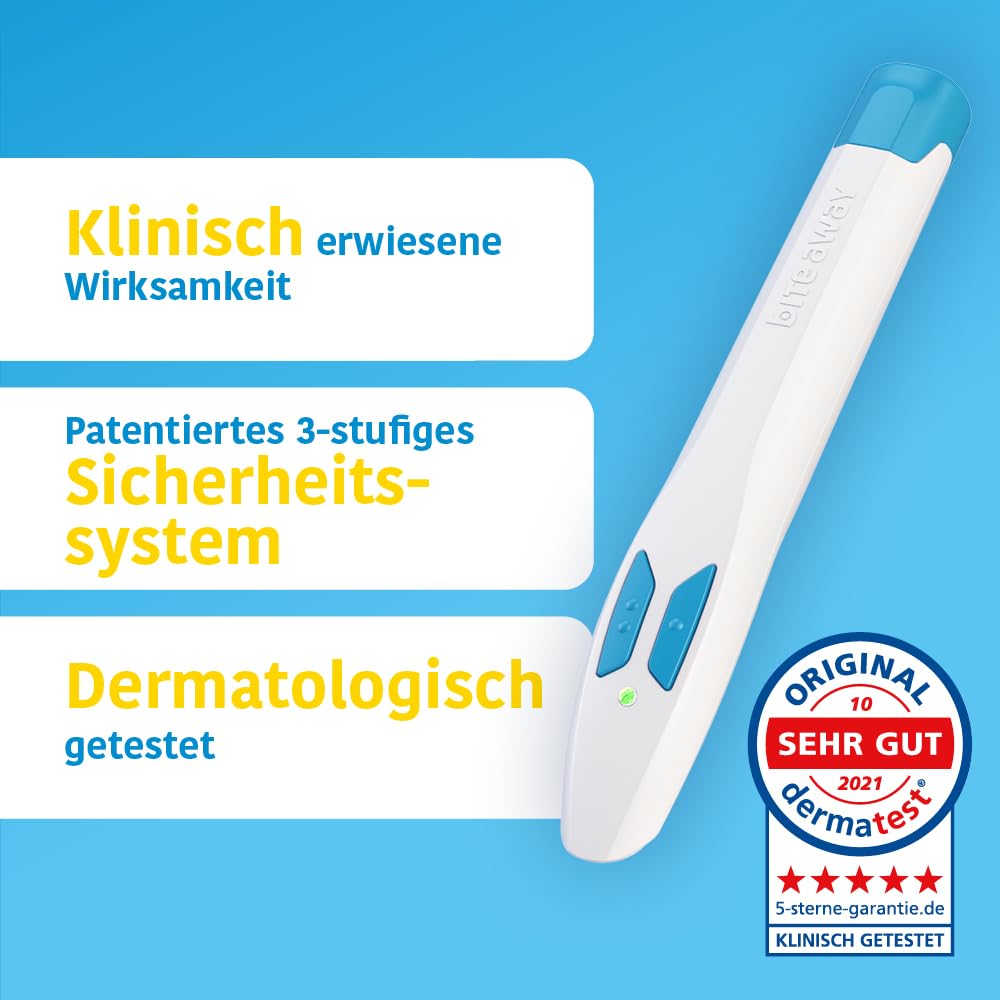 bite away® two | elektronischer Stichheiler - Der original Stichheiler gegen Juckreiz bei Insektenstichen