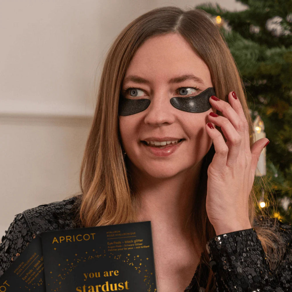 APRICOT I Glitzer Augenpads mit Hyaluron - 30 Behandlungen