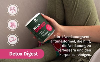 Nature's Finest I Detox Digest 2-in-1 Verdauungs-Entgiftungsformel