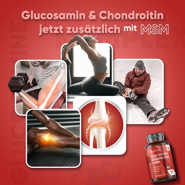 WeightWorld Glucosamin Chondroitin & MSM