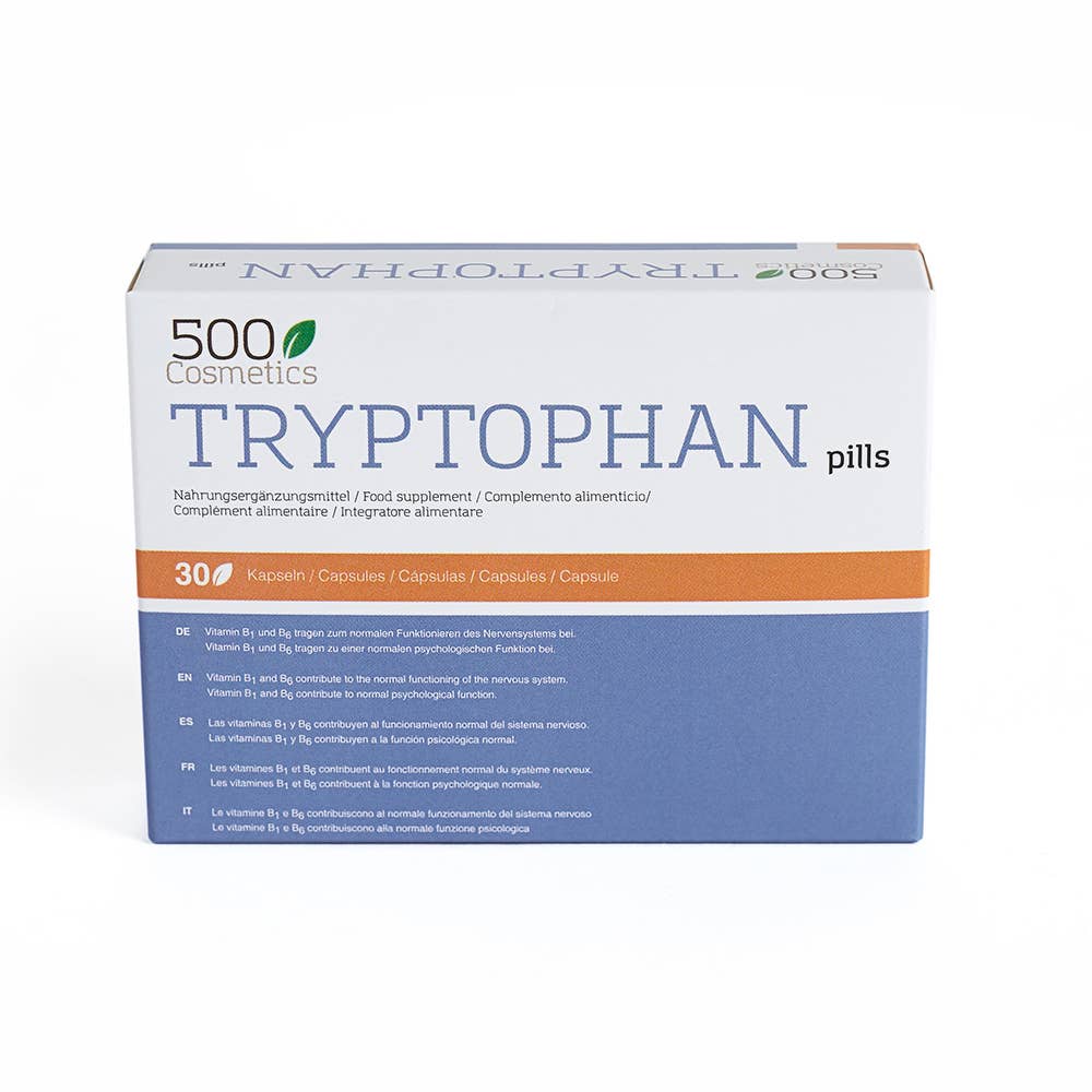 500Cosmetics | Tryptophan – zur Entspannung & Kontrolle von Angstzuständen