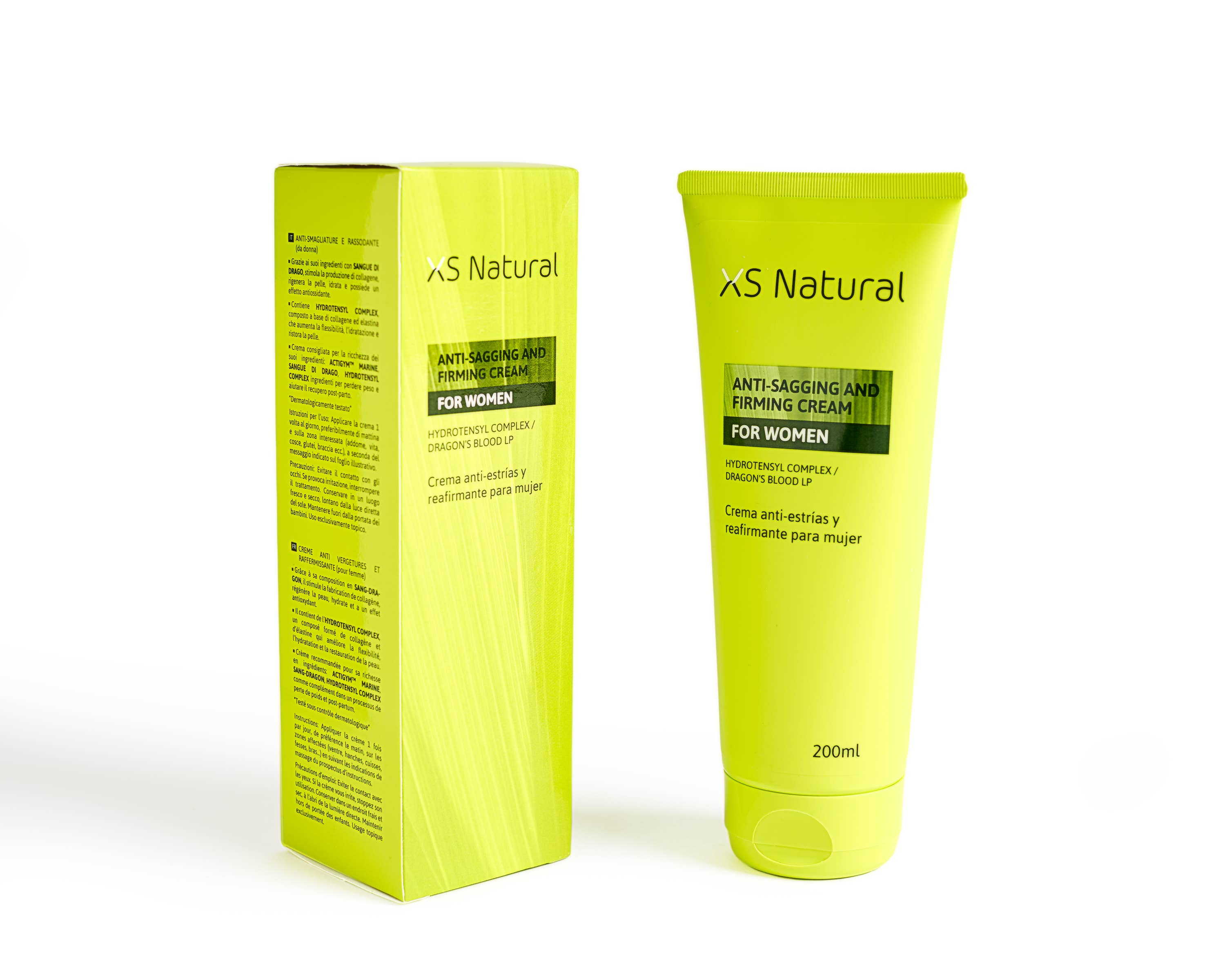 500Cosmetics | XS Natural - Straffende Creme Gegen Dehnungsstreifen