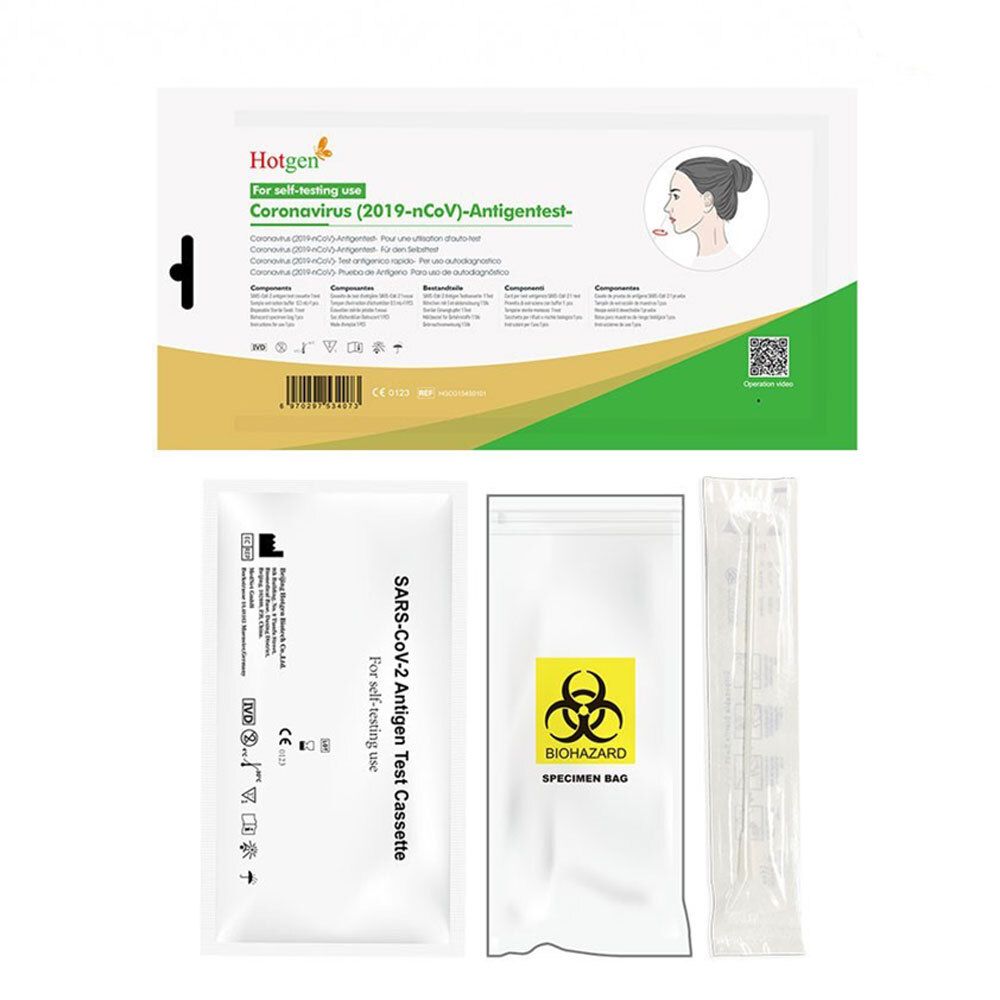 Hotgen | Covid-19-Antigen-Selbsttest Kombis + Gratis Nanovio FFP2 Maske