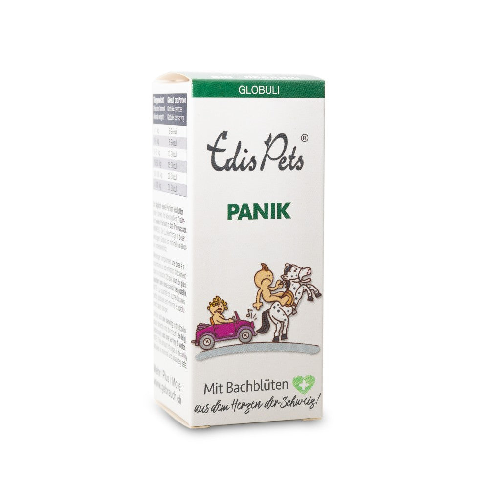 Edis Pets Panik Bio Bachblüten Globuli für Pferde
