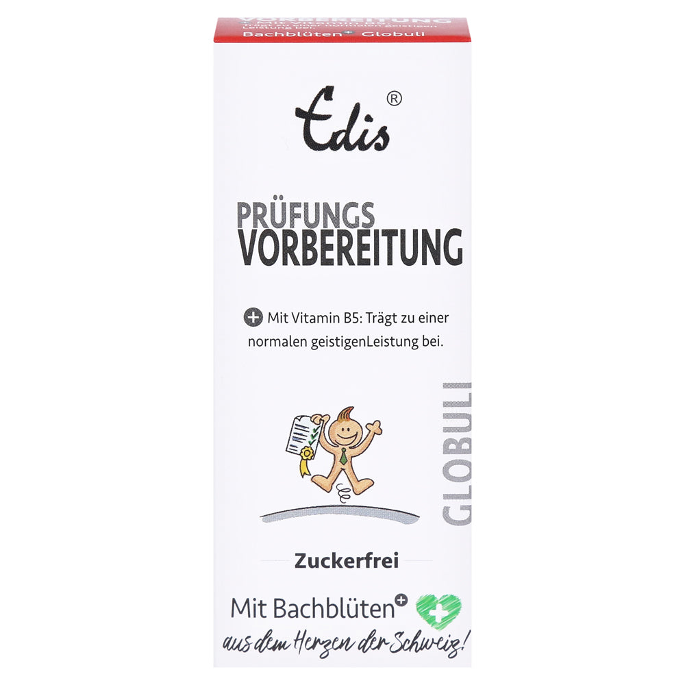 Edis Prüfungsvorbereitung Bachblüten Globuli