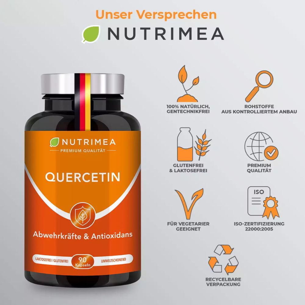 Nutrimea | Quercetin Bromelain Komplex - 90 Kapseln