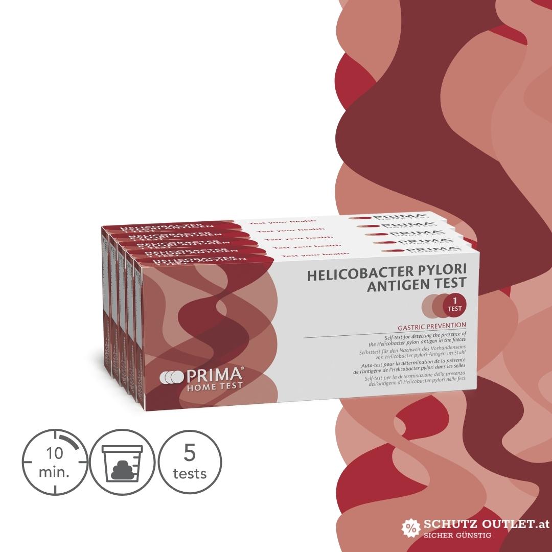 PRIMA | Helicobacter pylori Antigen Home Test | Selbsttest zum Nachweis des Helicobacter pylori-Antigens