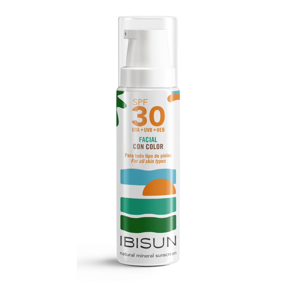 IBISUN | Getönte Sonnencreme für das Gesicht | 30 LSF BIO VEGAN 50ml
